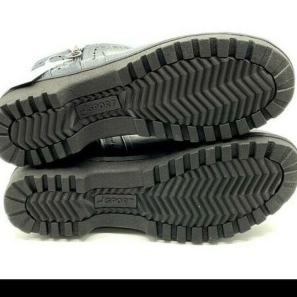 Jambu JSport Women's Size 7 Jenna Navy Zip Up Short Ankle Boot - Picture 6 of 9